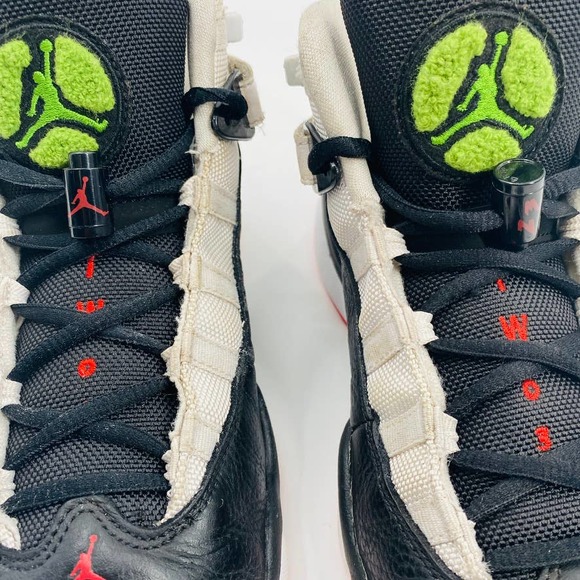 Air Jordan 6 Rings “He Got Game” (GS) Black University Red White Sz 6.5 Y Wmns 8 - Picture 14 of 15